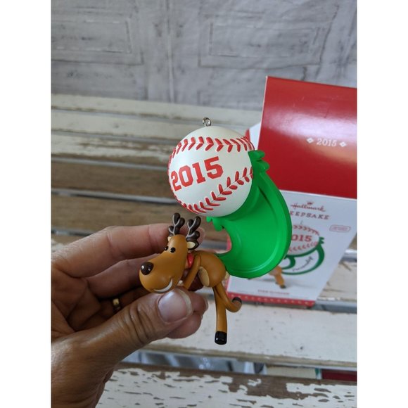 Hallmark star slugger softball baseball 2015 ornam - Picture 2 of 6